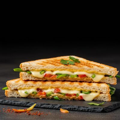 Veg Cheese Grill Sandwich